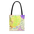 The Flower and Leave – Artistic Tote Bag | Botanical Illustration Bag | Nature-Inspired Everyday Tote by MoirisArt