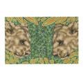 Tiger in the Forest – Artistic Area Rug | Botanical Floor Decor | Nature-Inspired Home Accent by MoirisArt