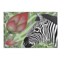 Red Flower - Artistic Area Rug | Botanical Floor Decor | Nature-Inspired Home Accent by MoirisArt