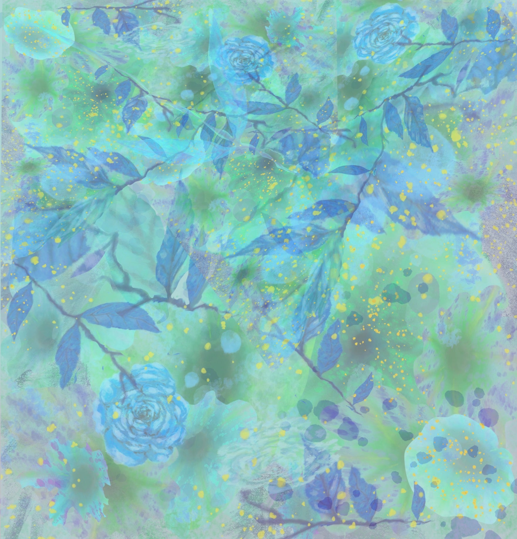 Botanical Shower Curtain: Dream Garden Watercolor Bathroom Decor