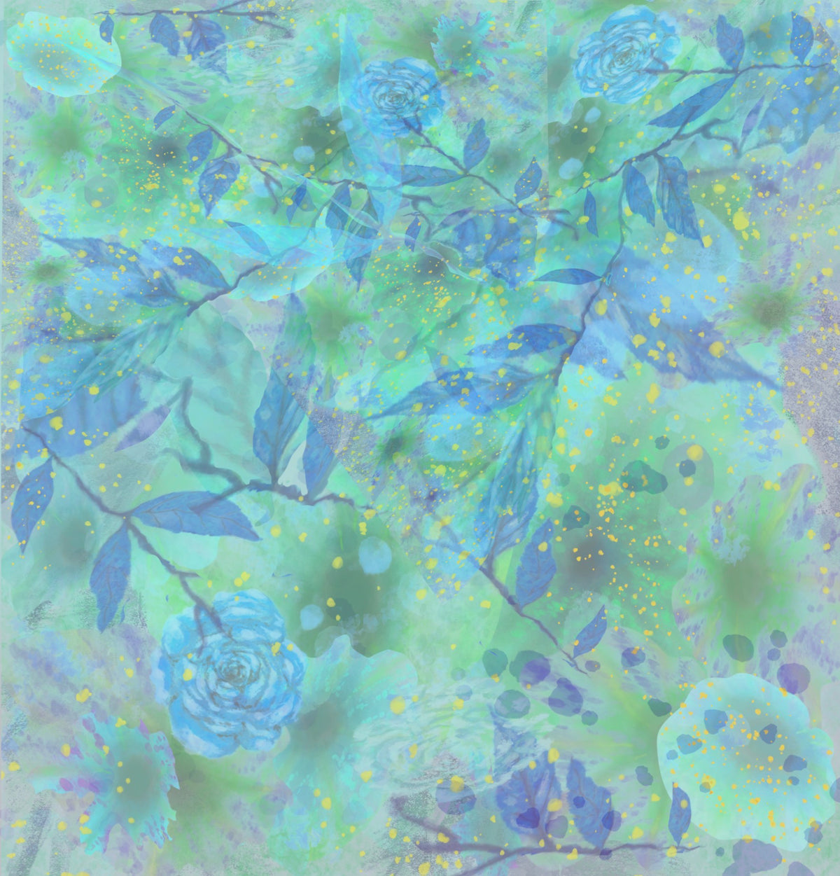 Botanical Shower Curtain: Dream Garden Watercolor Bathroom Decor
