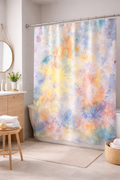 Raining Dream  – Artistic Shower Curtain | Botanical Bathroom Decor | Nature-Inspired Waterproof Curtain by MoirisArt